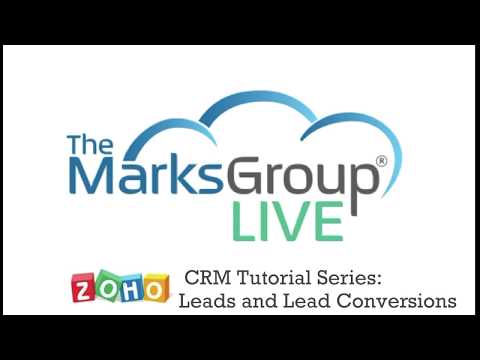 Zoho CRM Tutorial: Leads and Lead Conversions