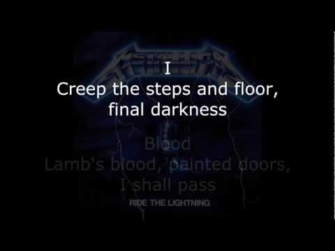 Metallica - Creeping Death Lyrics (HD)