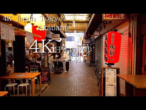 東京 赤羽駅から始まる散歩 4K HDR