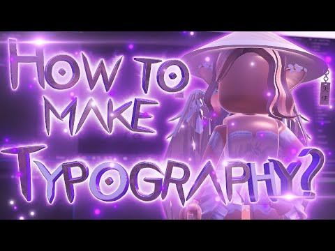 Typography tutorial+ reflective floor || Roblox Typography tutorial