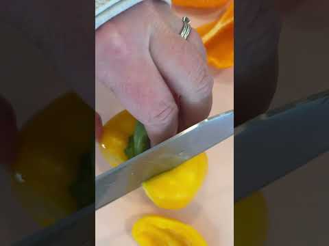 🫑My Favorite Way To Cut a Pepper