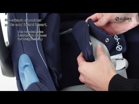 CYBEX USA Aton G / Aton G Swivel Tutorial - How to Remove and Install the Car Seat Cover