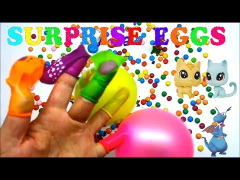 5 Removing Surprise Eggs with Finger Magic Touch