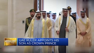 UAE's ruler breaks with tradition and appoints his son as crown prince