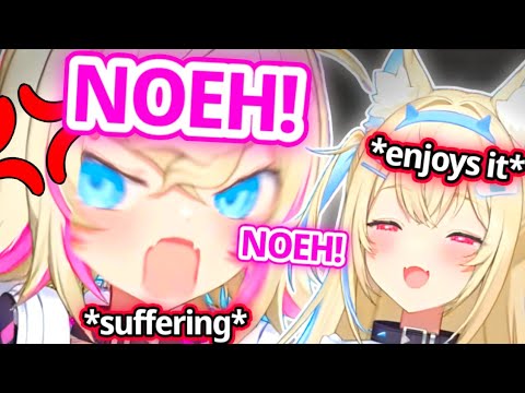 Fuwawa Can't Stop Laughing While Watching Mococo Suffer From This...【Hololive EN】