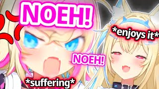 Fuwawa Can't Stop Laughing While Watching Mococo Suffer From This...【Hololive EN】