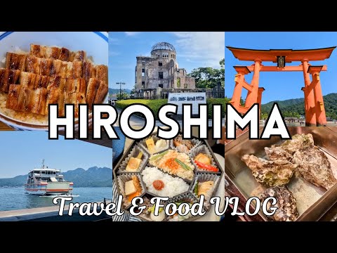 【Travel VLOG】Hiroshima & Miyajima! Delicious local food♪ Miyajima/ Itsukushima/ Atomic Bomb Dome