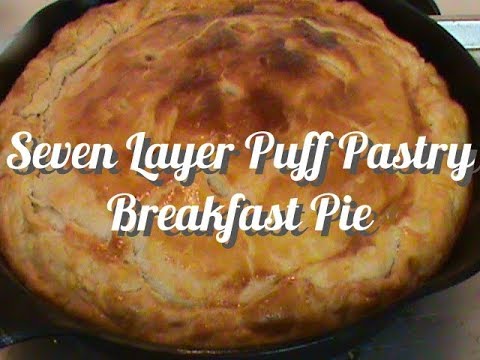 7 Layer Puff Pastry Breakfast Pie