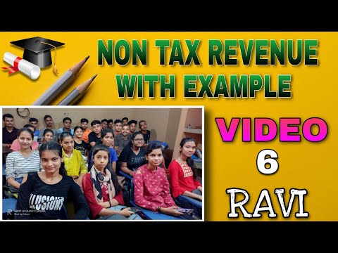 🔴 Non Tax Revenue With Examples || Revenue Receipts || Government Budget class 12 in hindi