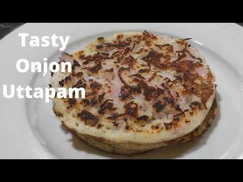 Onion Uttapam | Easy Breakfast Recipe | Uthappam Recipe