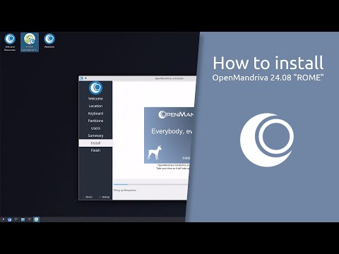 How to install OpenMandriva 24.08 "ROME"