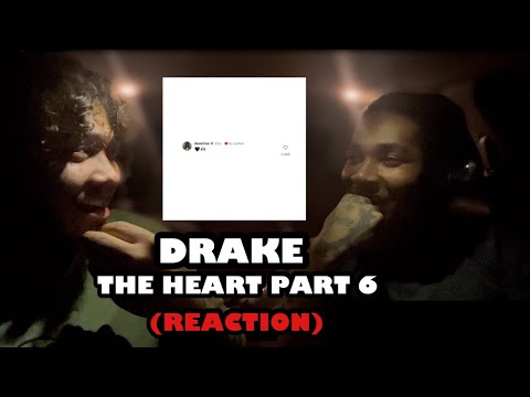 DRAKE - THE HEART PART 6 VI | (Reaction!) #reaction #drake #kendricklamar #rap