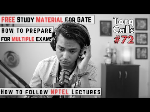 Free Study Material | NPTEL Lectures | Multiple Exams | Torq Calls #72