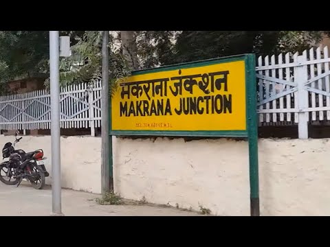 Makrana Junction railway station Rajasthan, Indian Railways Video in 4k ultra HD