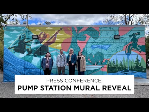 Department of Public Utilities Pump Station Mural Reveal