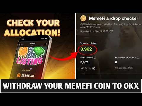 How To Claim/Withdraw MemeFi Coin To OKX