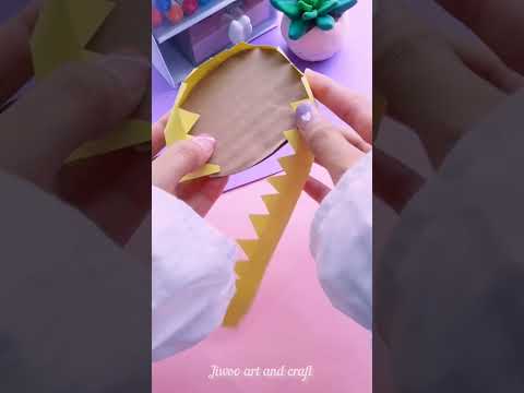 cute mobile with cardboard 🐯🤩   #shorts #papercraft #youtubeshorts #craftideas #jiwooartandcraft