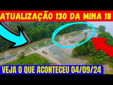 Atualização 130 da mina 18 da Braskem no Mutange | Maceió | Alagoas Brasil | visto de cima em 4K