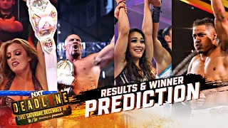 WWE NXT Deadline 2022 - Results Predictions | Wrestle Freakin