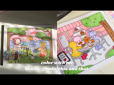 Color with me: Afternoon Tea (Bobbie Goods Volume 6)