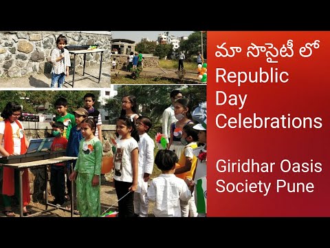 Republic Day Celebrations In our society Pune/ Telugudanam by Divyavarma