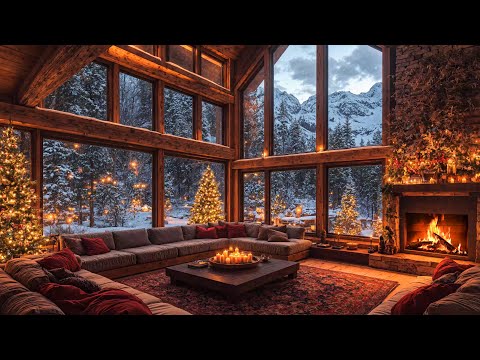 Unwind with Christmas Jazz Music 2025 🎄 Jazz Relaxing Music & Fireplace at Cozy Christmas Ambience 🔥