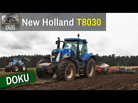 DOKU New Holland T8030 Hektarjagd 1 Landtechnik