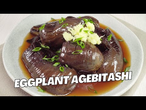 Japanese POPULAR SIDE DISH - Agebitashi | Delicious BRAISED EGGPLANT. Recipe by Always Yummy!