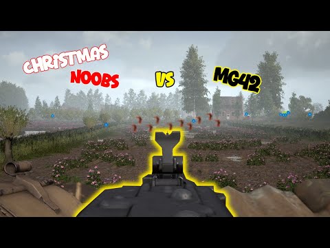 Christmas NOOBS vs My MG42 - Hell Let Loose