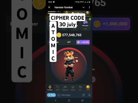 hamster kombat Daily Cipher Code 30 july #hamsterkombat #hamstercombatcipher #muskempire #elonmusk