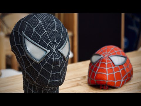 Making the BLACK Spider-Man Mask! — Symbiote Movie Costume Replica