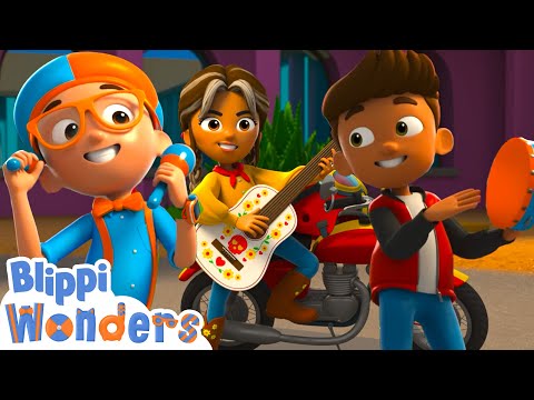 Blippi goes back in time to meet Abuela Rosa! | Blippi Wonders Educational Videos for Kids