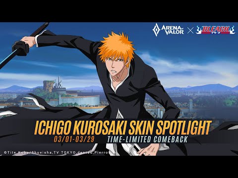 AoV x BLEACH Ichigo Kurosaki Skin Spotlight | Arena of Valor - TiMi Studios