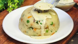 Perfect Upma Recipe | Restaurant Style Soft Fluffy Upma Recipe | Rava Upma Recipe