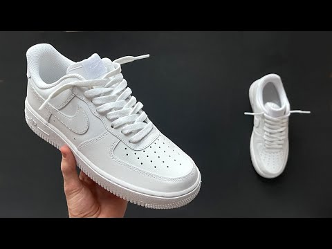 How To Put On White Air Force Shoelaces