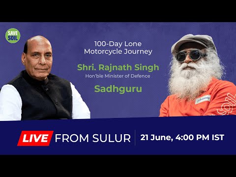 Sadhguru in Sulur to #SaveSoil - LIVE | 21 June | 4 PM IST