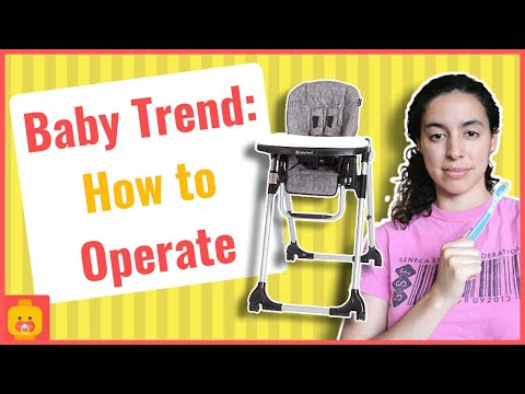 How to Operate the BabyTrend A La Mode 5 in 1 High Chair (Plus features)