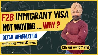 F2B Immigrant Visa ! Why its slow and not moving