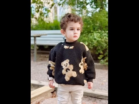 Cozy and cute teddy bear sweater!