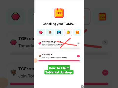 How To Claim ToMarket Airdrop || ToMarket Chattering Is Bad? #shorts #tomarket