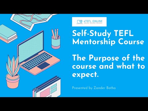 Self-Study TEFL Mentorship Course