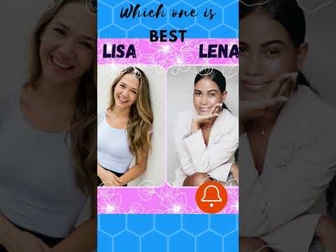 LISA OR LENA CUTE😍