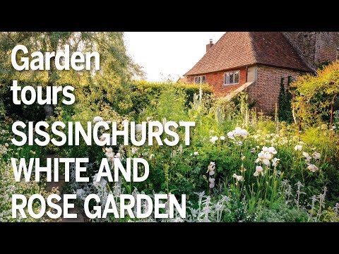 White garden and rose garden at Sissinghurst | garden tour