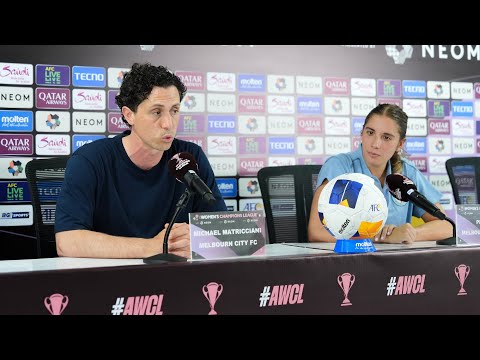 AWCL Post-Match Press Conference: Michael Matricciani & Mariana Speckmaier | 09/10/24