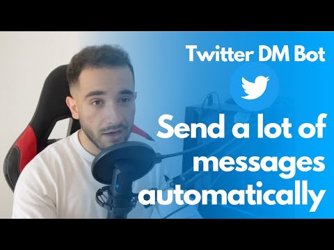 Twitter DM Bot - Send a lot of messages to active users on twitter