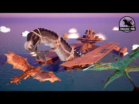 Creatures landing on Diamantinasaurus ark ascended | Monster Moment