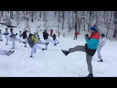 Воеводино зимний лагерь Карате КЛУБ ТАЙФУН