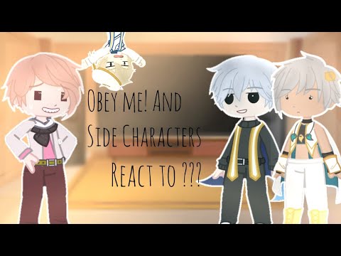 •Obey Me + Side Characters React To ??•Asmo X Solomon| Annes Gacha_Life