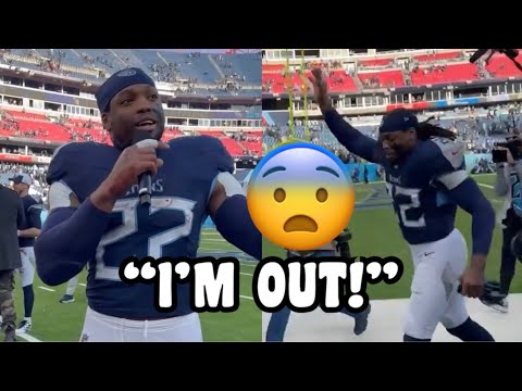 Derrick Henry says BYE to Titans Fans 😨👀 Titans Vs Jaguars 2023 highlights