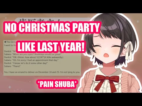 Subaru is Sad that This Year Won't be Like Holomember Christmas Party Last Year 【Hololive Eng Sub】